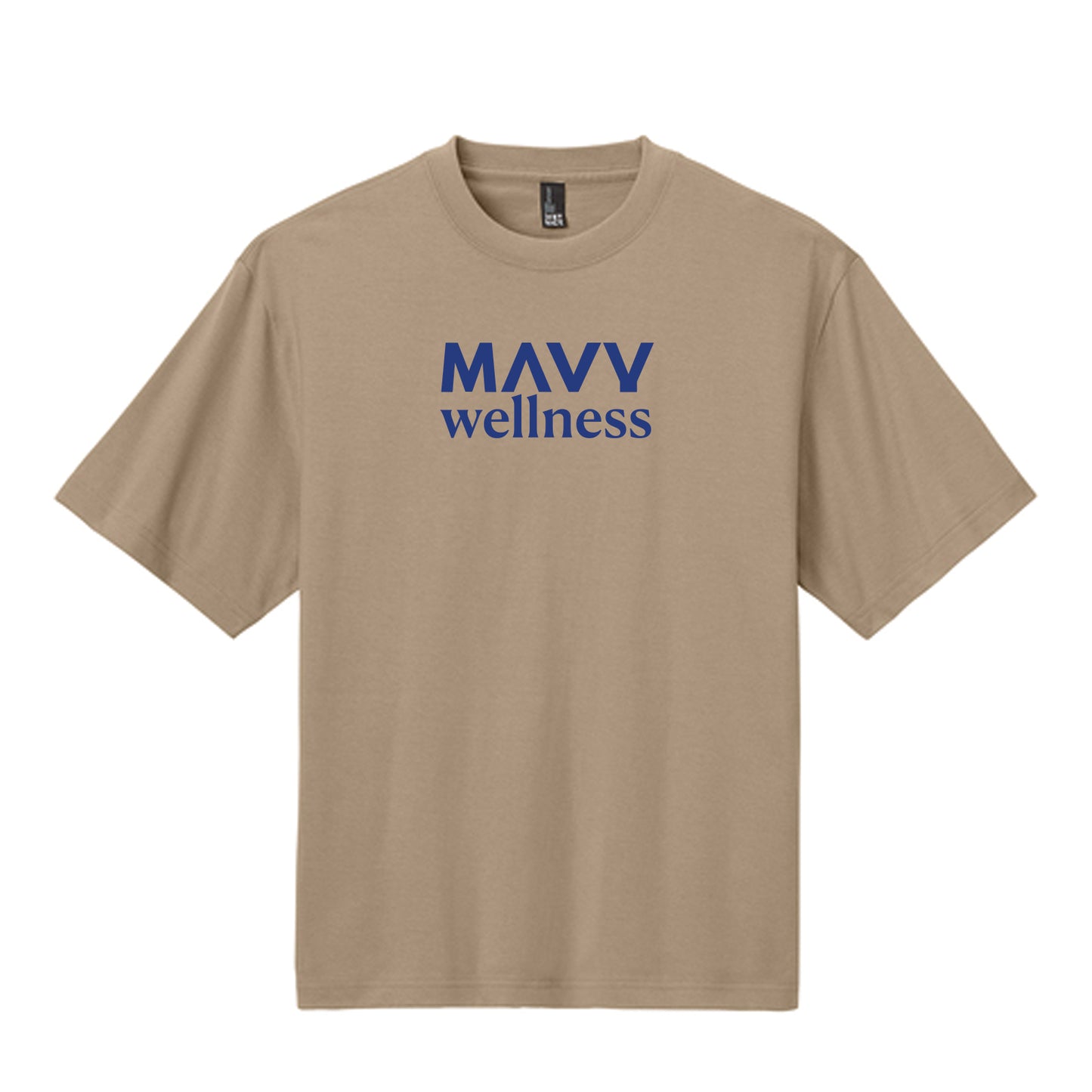 Mavy Wellness Short Sleeve T-shirt Beige